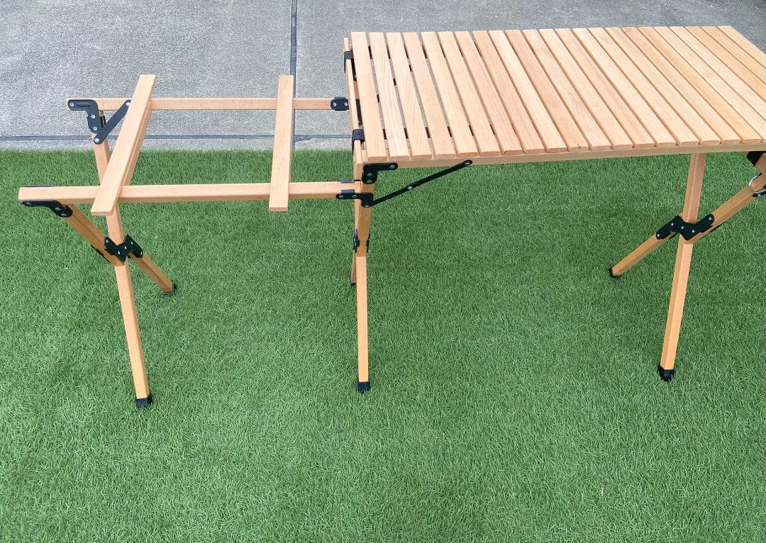 nicoFIELDOOR ウッドロール　キッチンテーブル ツーバーナー対応