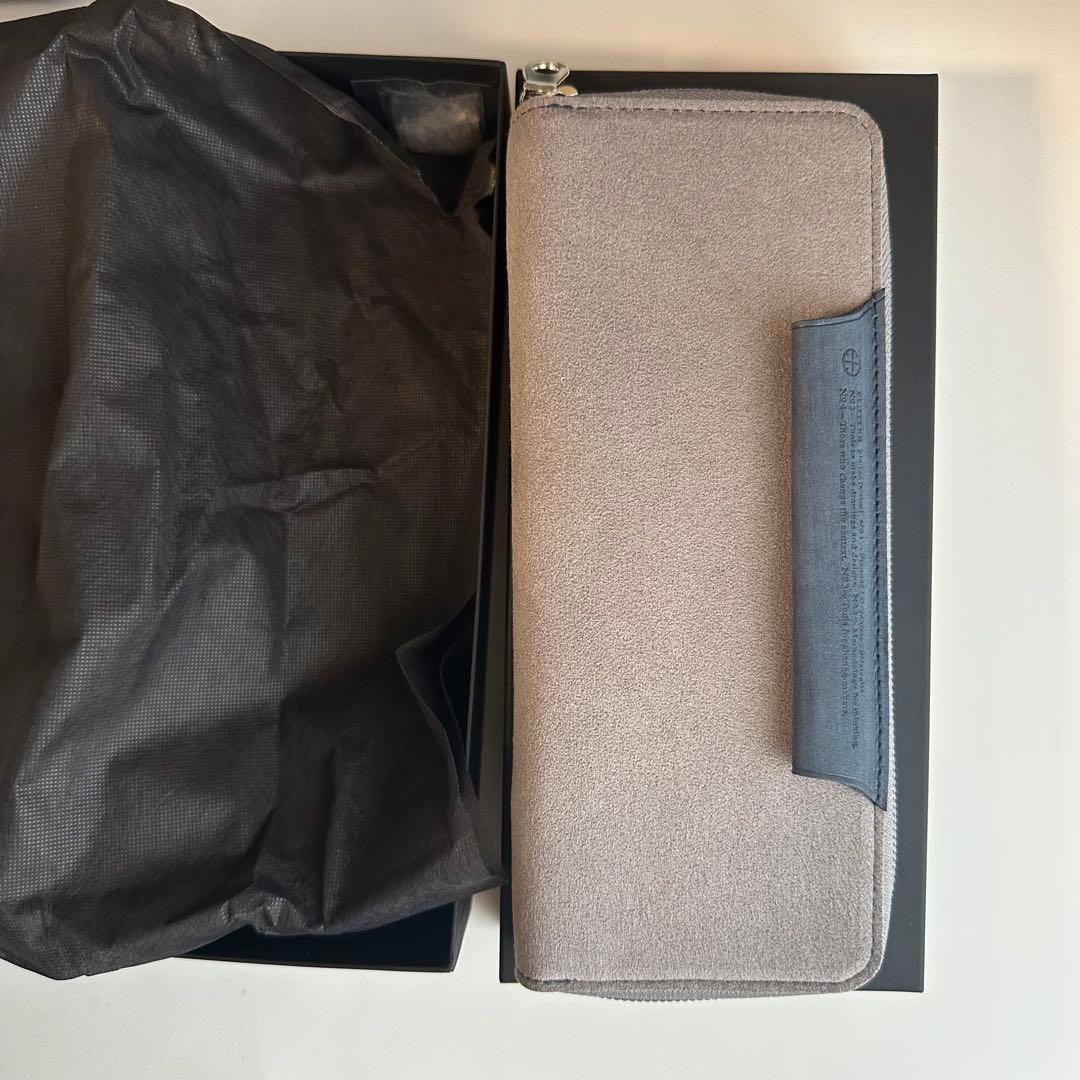 PLOTTERプロッターアメリカ限定ホースヘアーIIペンケース ネイビー+グレー