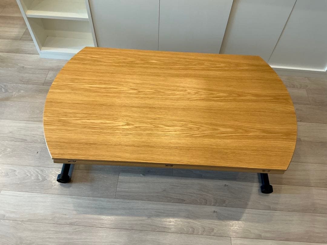 AILS 昇降テーブル 幅120 ガス圧式 キャスター付き 伸長式 バタフライ