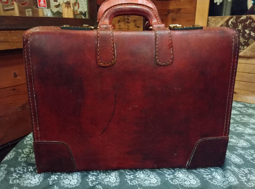 本革製ビンテージトランク