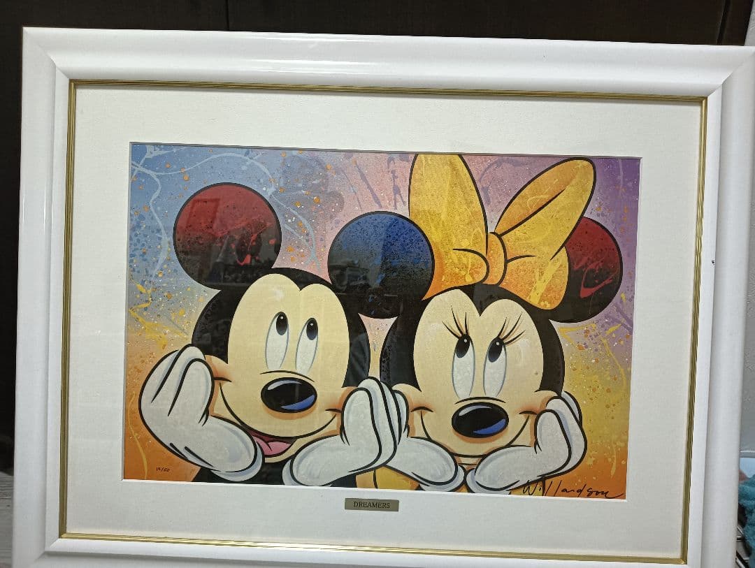 DREAMERS（ミッキー、ミニー絵画）　ディズニー絵画