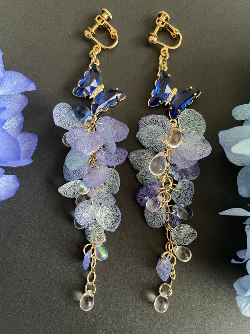 りん5ページ　ハンドメイドイヤリング4点