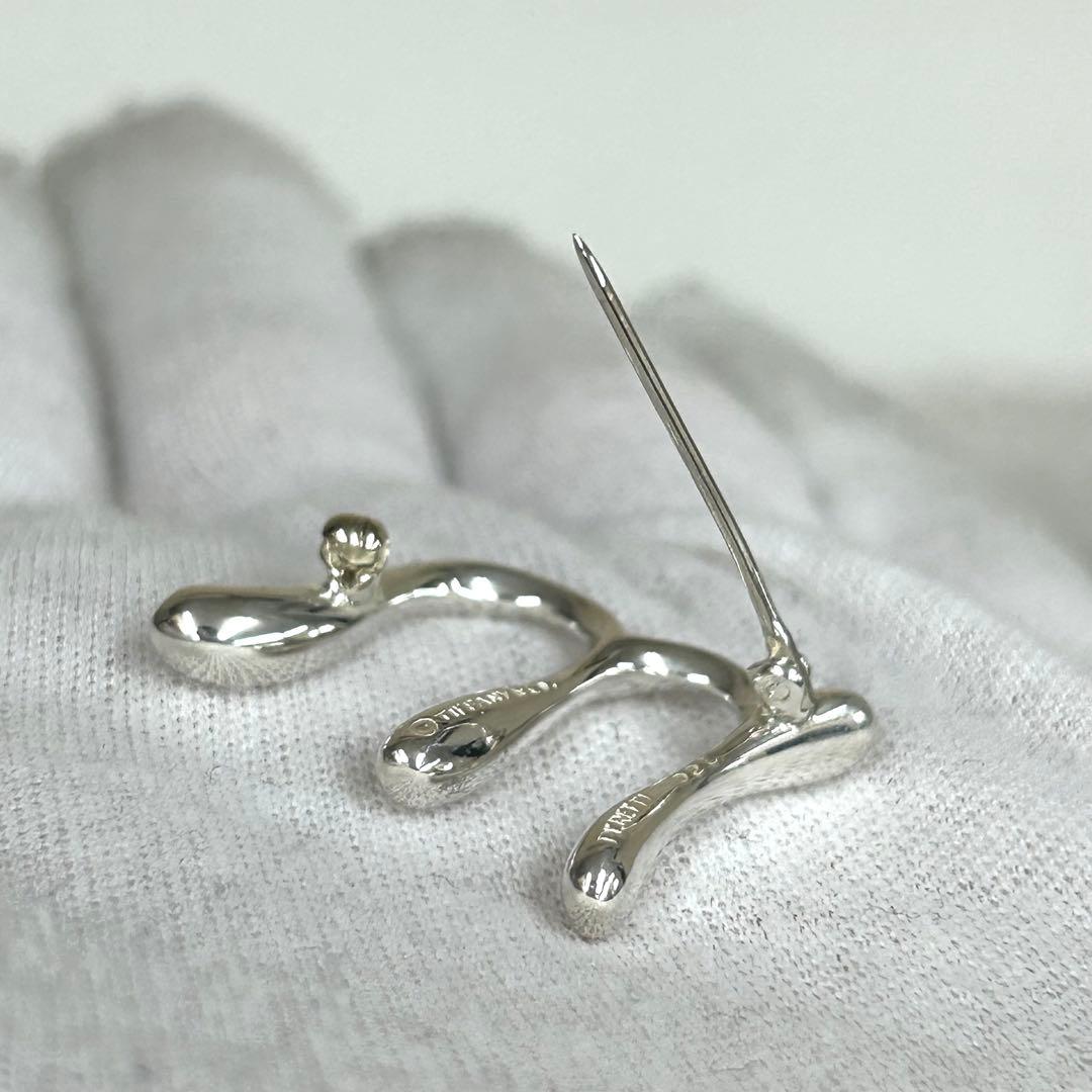 ティファニー　ブローチ　イニシャル　エム　m ピンバッチ　シルバー925 箱付き