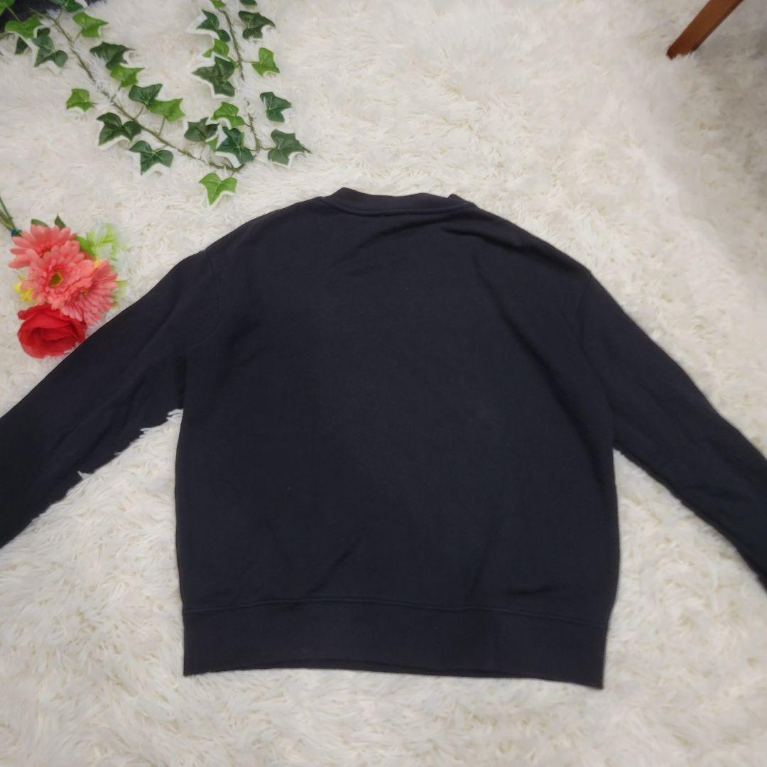 BURBERRY　ブラック　ロゴ　お洒落　トレーナー　スウェット　パーカー
