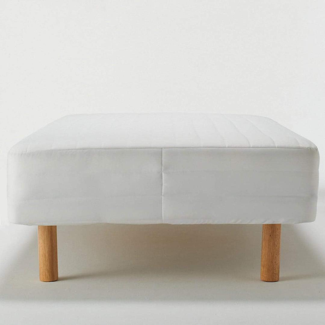 無印良品 脚付マットレス セミダブル ほぼ新品 超お買得！ 脚別売