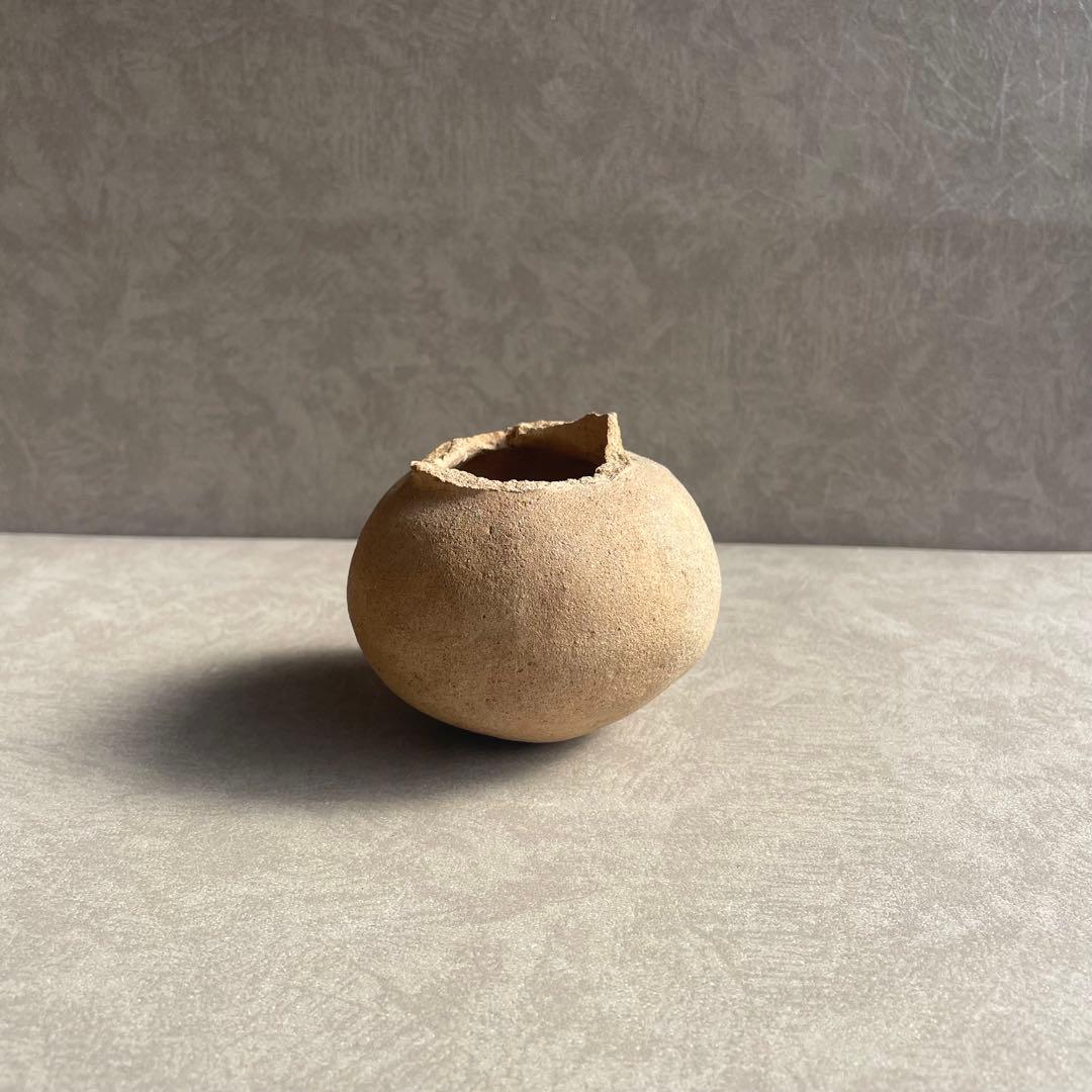 弥生土器小壺 矢作川出土 考古学 骨董 古美術 アンティーク 花器 壺 土器