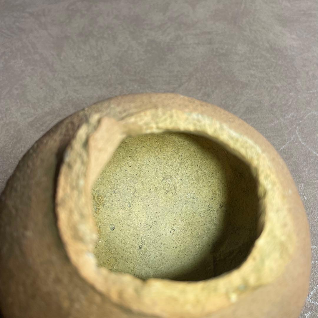 弥生土器小壺 矢作川出土 考古学 骨董 古美術 アンティーク 花器 壺 土器