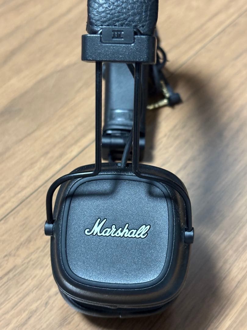 Marshall ヘッドホン ブラック 充電器 有線コード付
