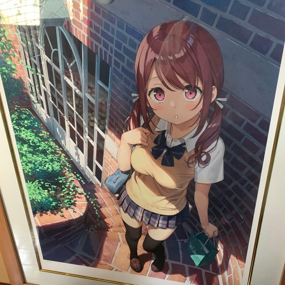 7*i様 カントク「よりみち」額装 版画