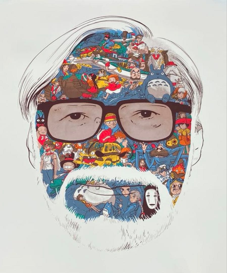 宮崎駿　ジブリ作品　版画　シルクスクリーン