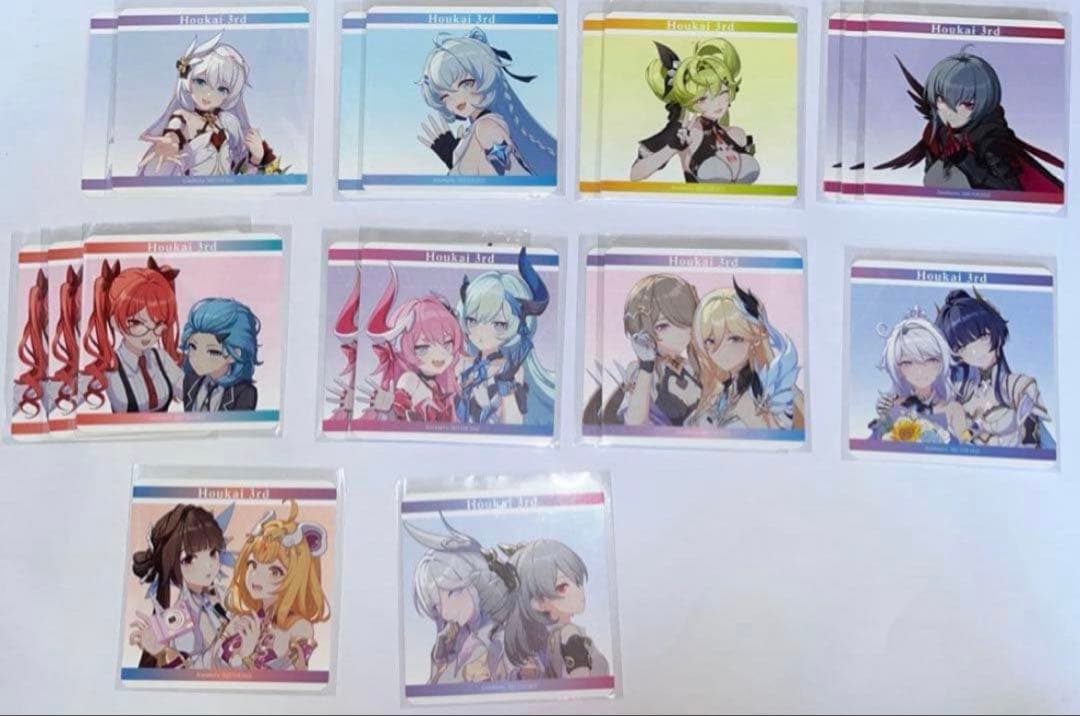 崩壊:スターレイル 3rd GIGO コースター 10種セット 19枚