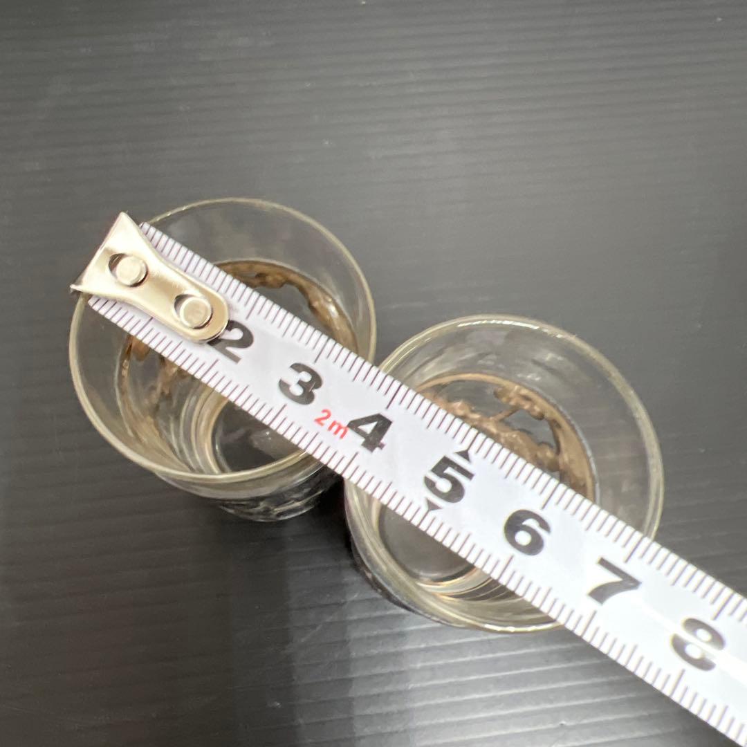 sterling950刻印　透かし盃2点　ケース付　東Y7-1219☆2Fタルニ