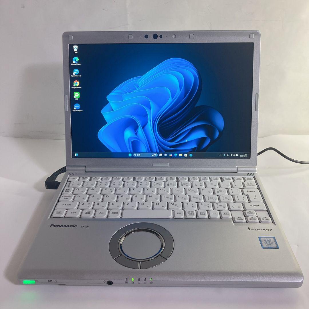 第8世代【core-i5】レッツノートCF-SV7 Win11 カメラ搭載