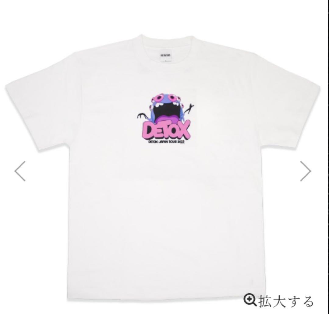 DETOX JAPAN TOUR 2025 Tシャツ ホワイト サイズM