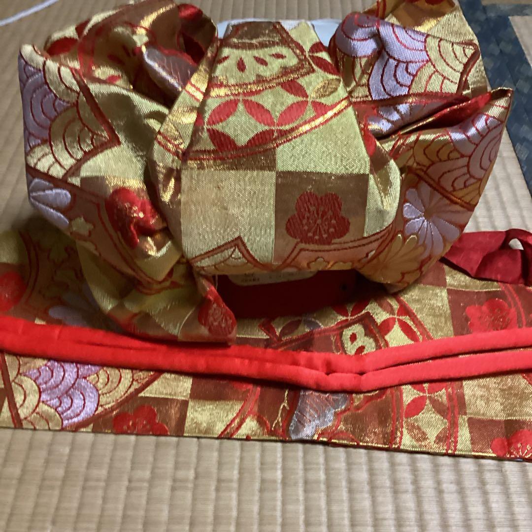 七五三七歳用のフルセット　帯幅18センチ　草履21、5センチ