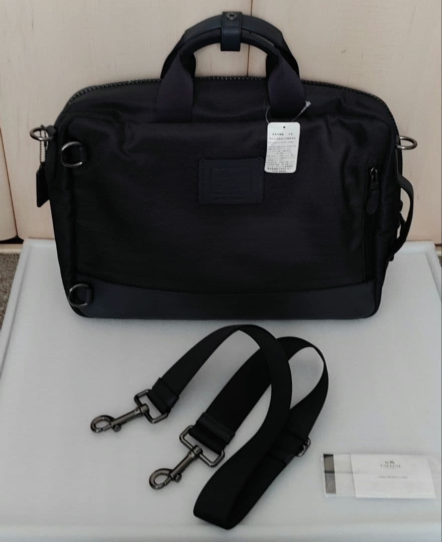 Re:様タグ付、コーチCOACH、ビジネスバッグ、ダークグレー、３WAY