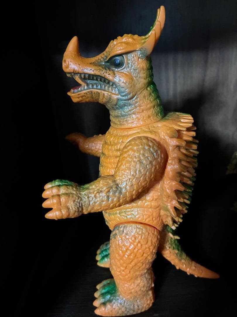 当時物　ブルマァク　アンギラス　ソフビ　ゴジラ　怪獣　マルサン