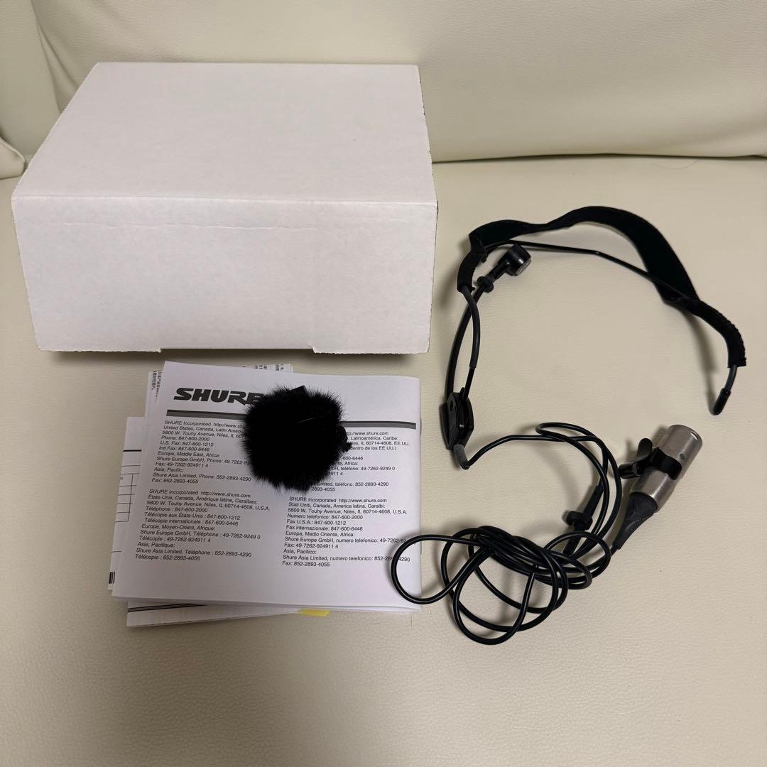 SHURE 有線ヘッドセット ウィンドシールド付き WH20XLR