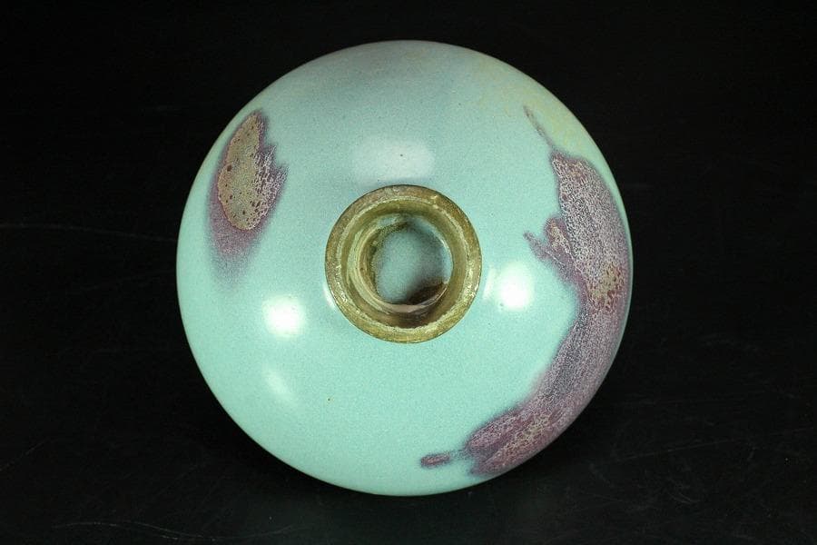 中国美術 鈞窯 碗 φ12.5cm(K-YC361)