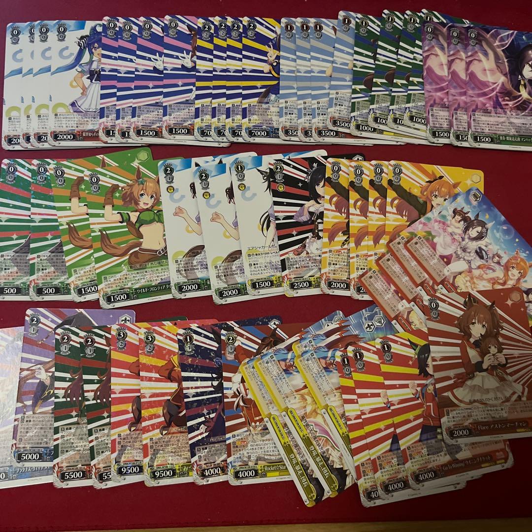 ヴァイスシュヴァルツ　ウマ娘　ストブ宝デッキ　デッキパーツ付き