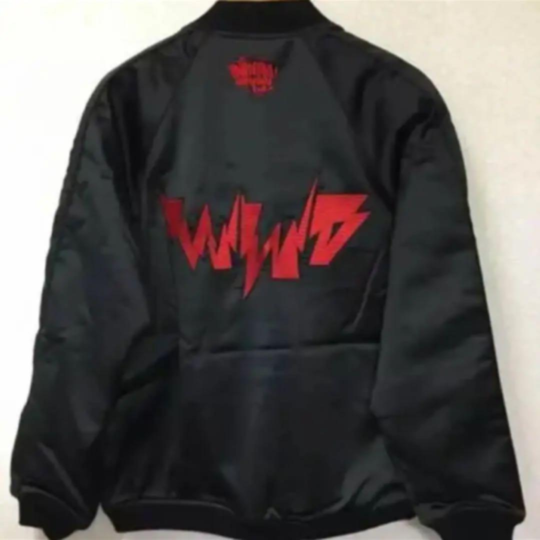 L ) 新品 未使用 でんぱ組 赤 スカジャン ブルゾン ジャケット 古川未鈴