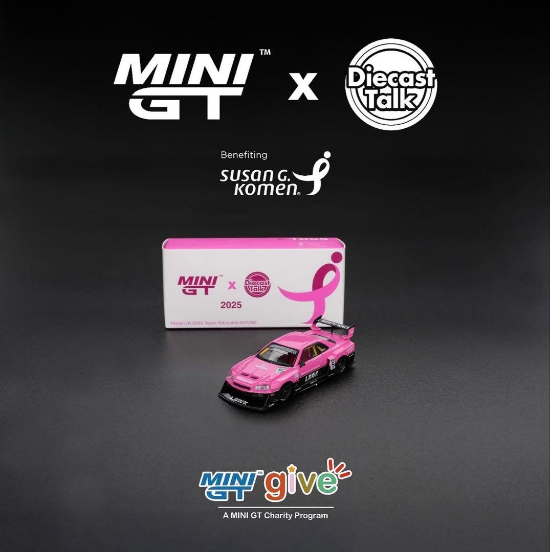 ミニカー MiniGT1095 Nissan ER34 Give Diecast Talk