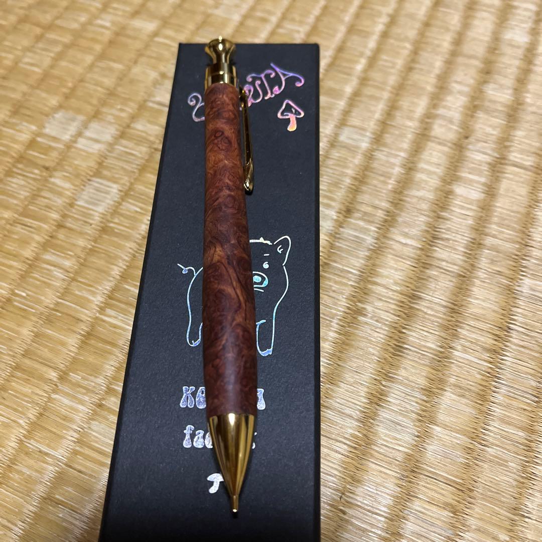 Rai　こぶた工房　シャーペン　極上+花梨瘤