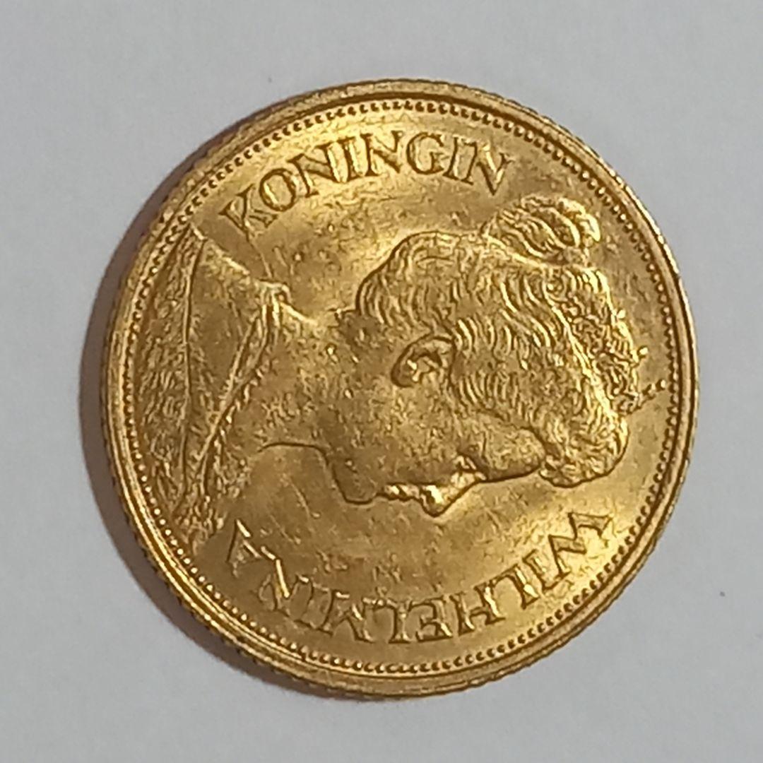 金貨 オランダ王国 5グルデン 1912年　ウィルヘルミナ女王