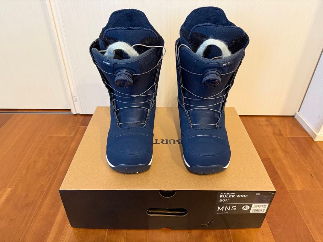 【美品♪】バートン　ルーラーワイド　BOA ブルー 26.5cm