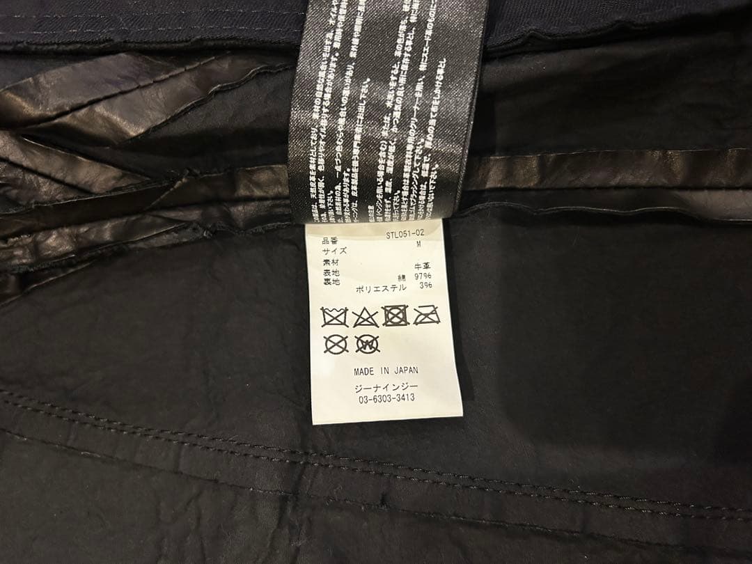 STURM ブラック レザージャケット シングルライダース