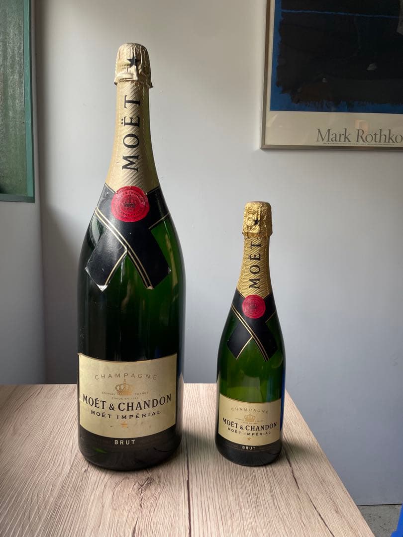 モエ・エ・シャンドン ダミーボトル 2種 展示 ディスプレイ用 希少ジェロボアム