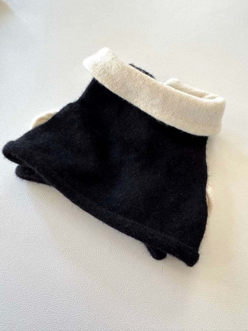 【ほぼ未使用】フィフィ&ロメオ カシミヤ100% ニット＋ボレロセット 黒 SS