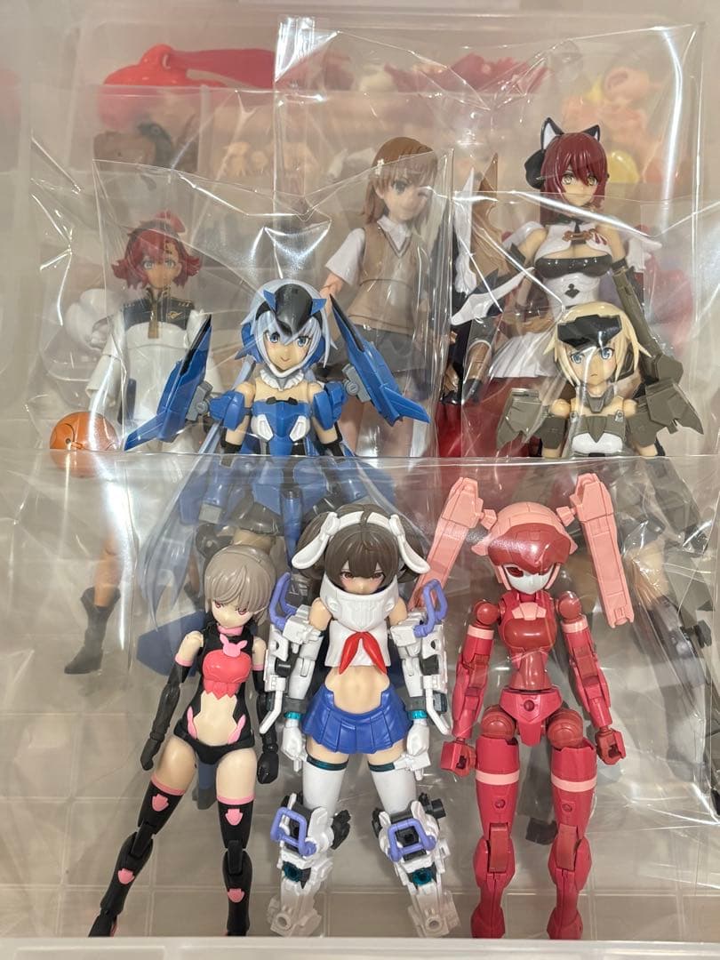 ③ジャンクプラモデル 美プラ系・アルカナディア　シャルメド カドプラ 御坂美琴他