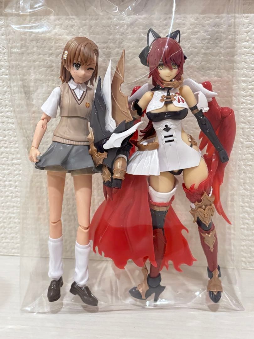 ③ジャンクプラモデル 美プラ系・アルカナディア　シャルメド カドプラ 御坂美琴他