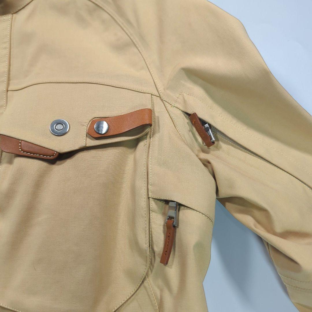 美品.ラルフローレン サファリジャケット 牛革レザー ベージュ ベルト付き