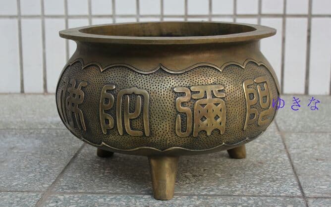 纯铜供观音供佛香炉特大号纯铜佛堂大殿捐赠定做大鼎佛具佛教用品0