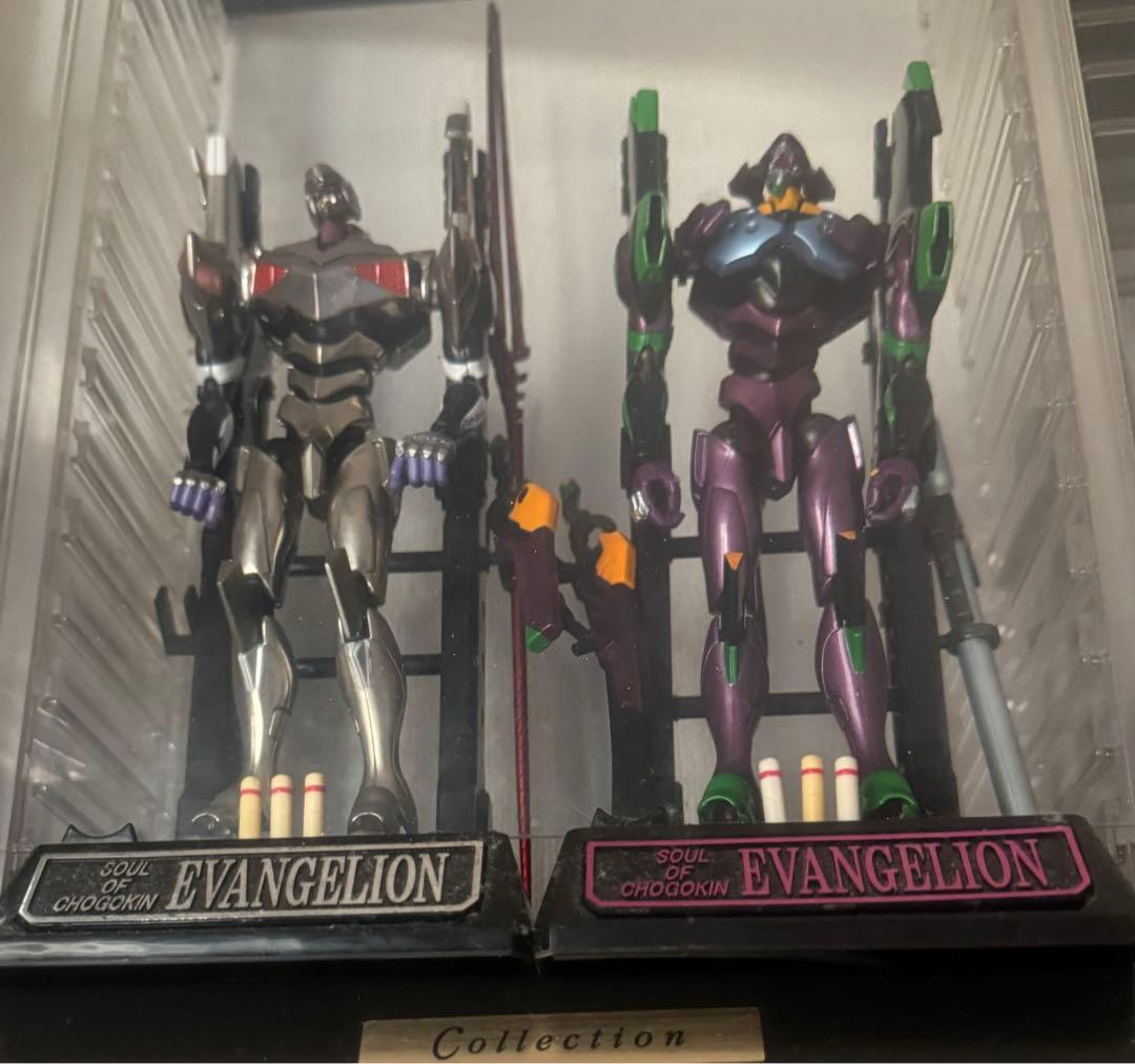 【超合金魂】エヴァンゲリオン　6体フルコンプセット+コレクションケース付