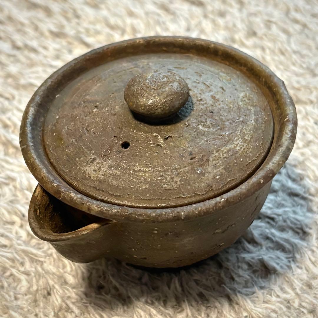 備前 松田華山造 宝瓶 共箱