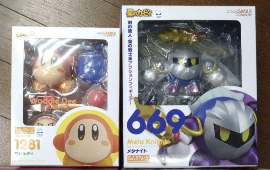 【tomo】ねんどろいど　ワドルディ＆メタナイト