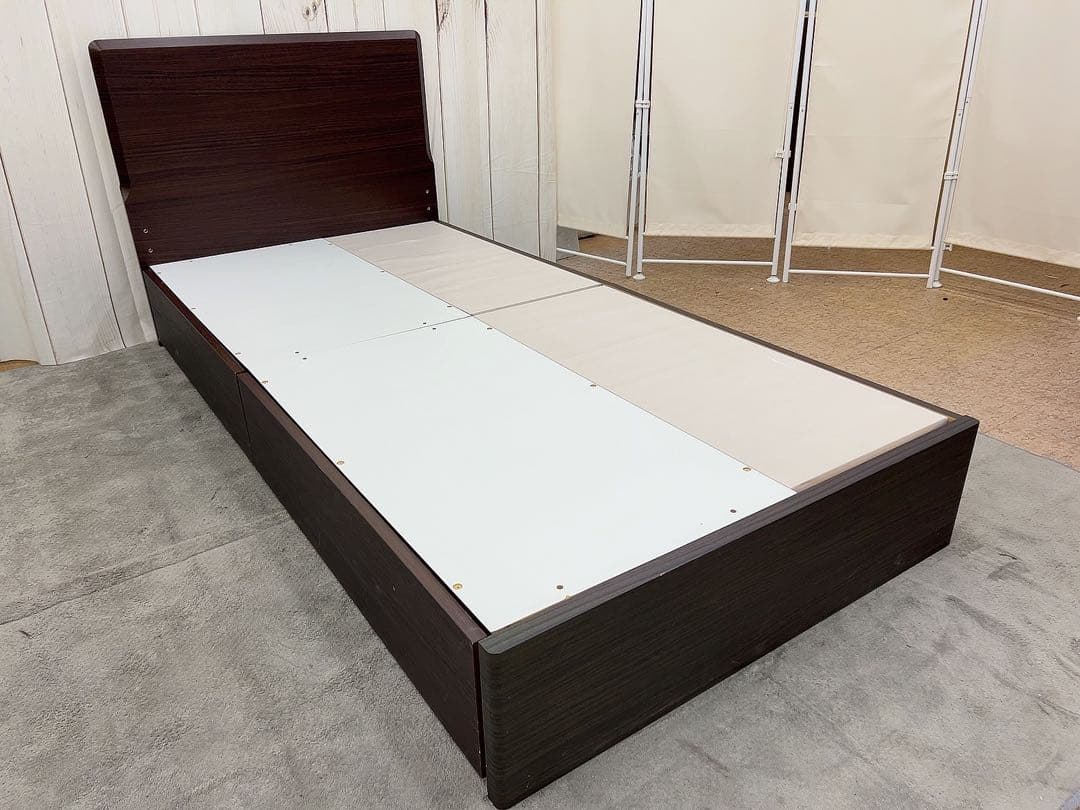 ニトリ⭐︎引き出し2杯付きシングルベッドフレーム