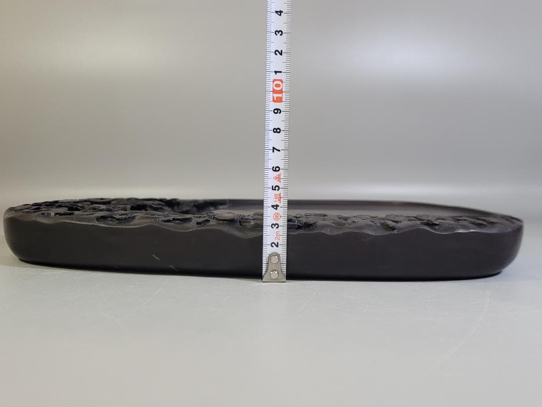 DT523 中国 書道具 端渓 雲龍 硯 文房四宝