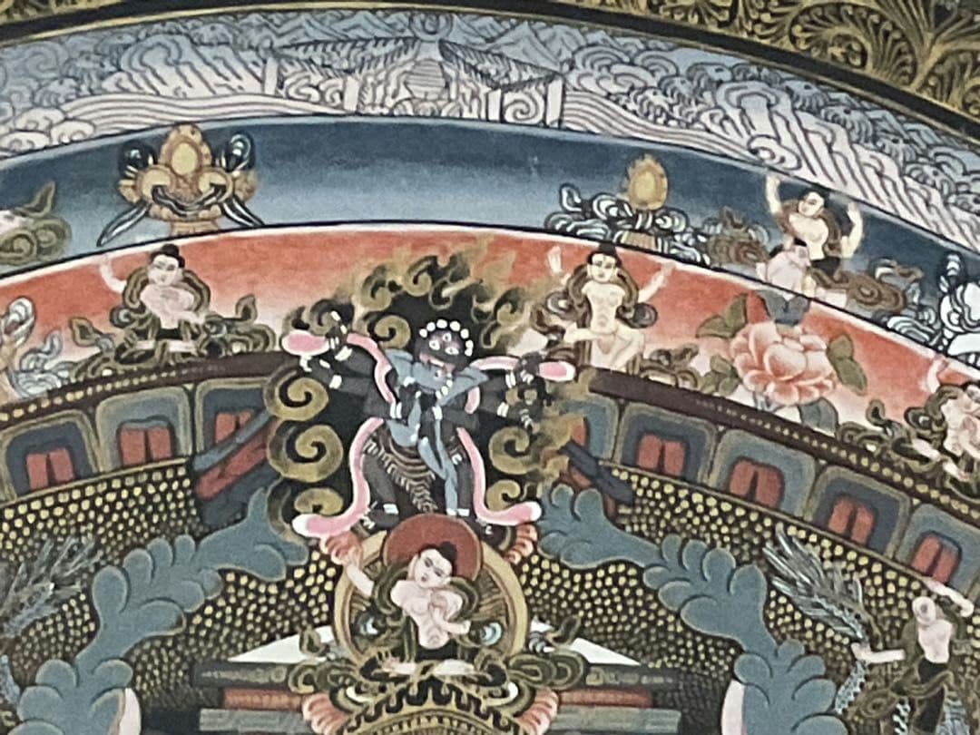 曼荼羅 特大 手描き 肉筆　絵画