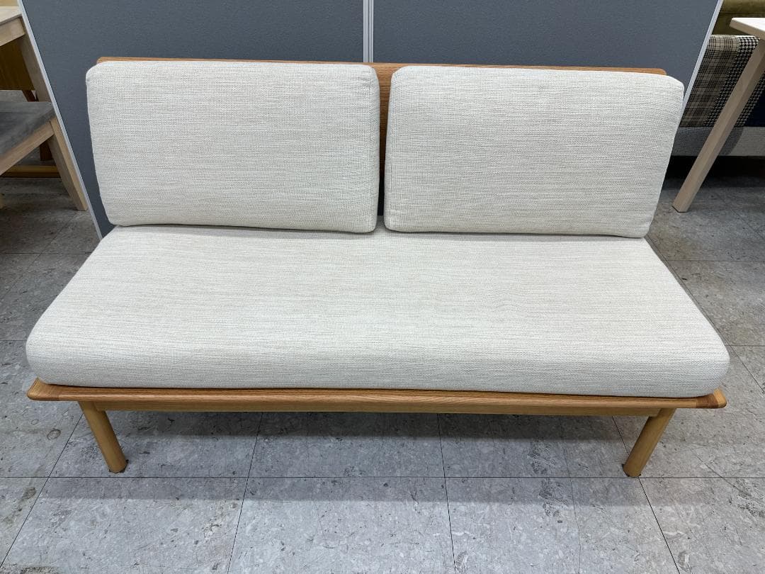 ニトリ　ダイニングテーブルセット　オークエスト　2Pソファ　ベンチ　ベージュ