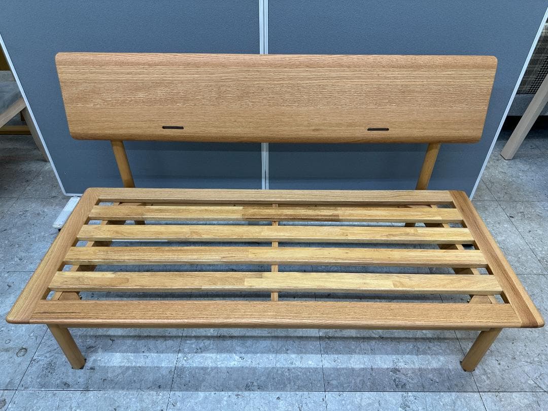 ニトリ　ダイニングテーブルセット　オークエスト　2Pソファ　ベンチ　ベージュ