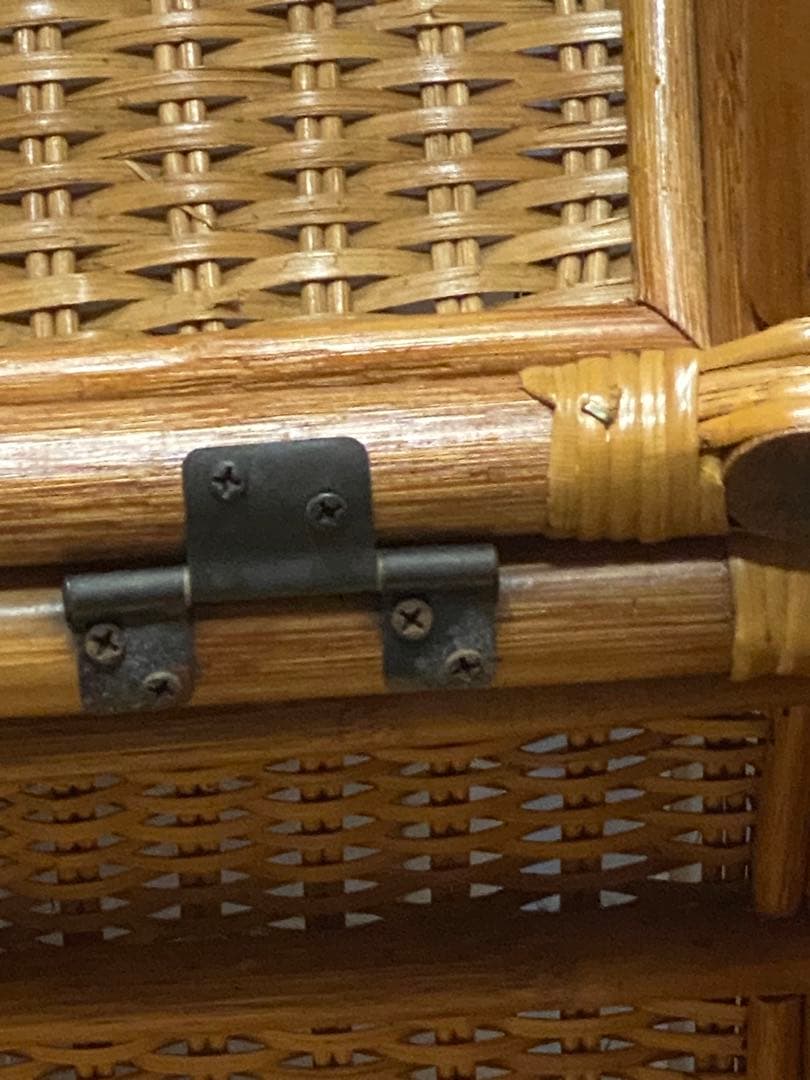 希少♦️お洒落 ラタン収納 ボックス♦️お部屋 リビング 脱衣所に♦️収納力♦️送料込