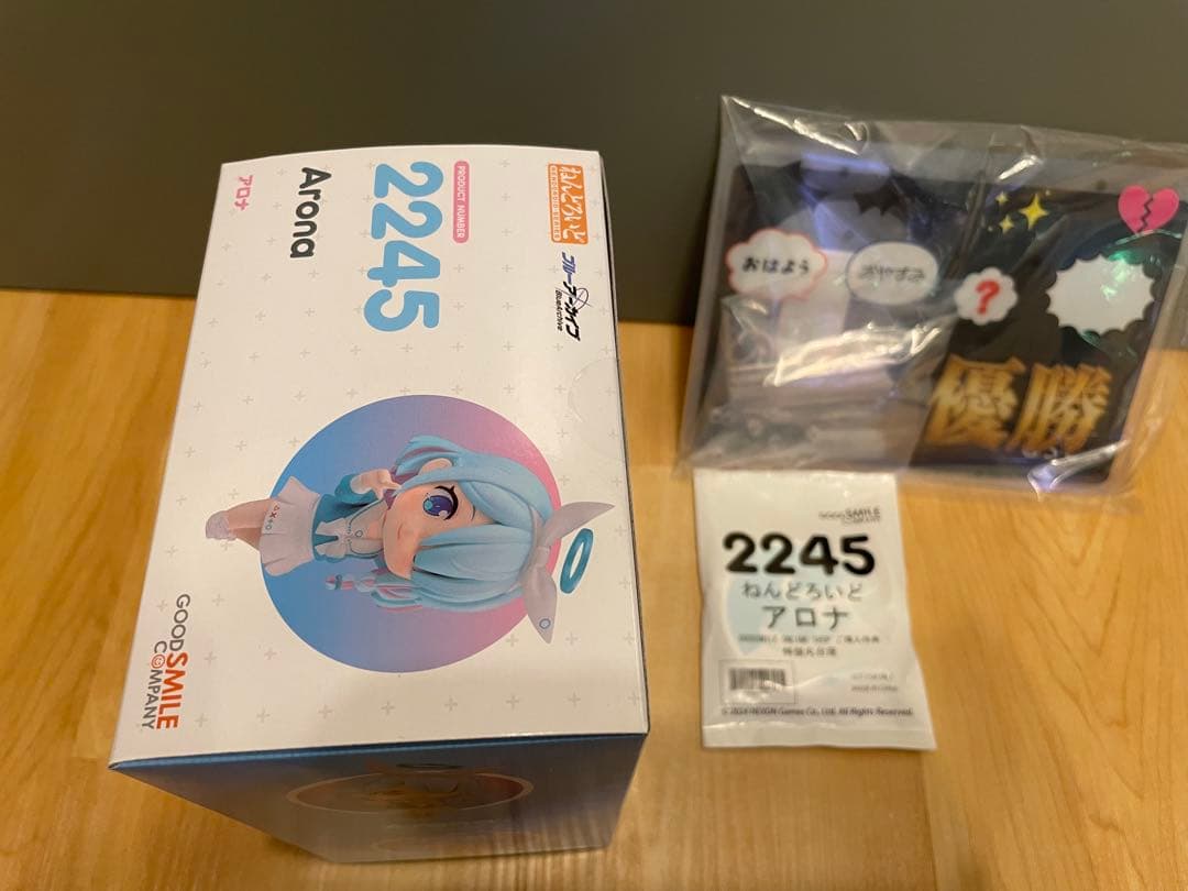 ブルアカ アロナ ねんどろいど フィギュア 特典 特製丸台座 おまけ付き