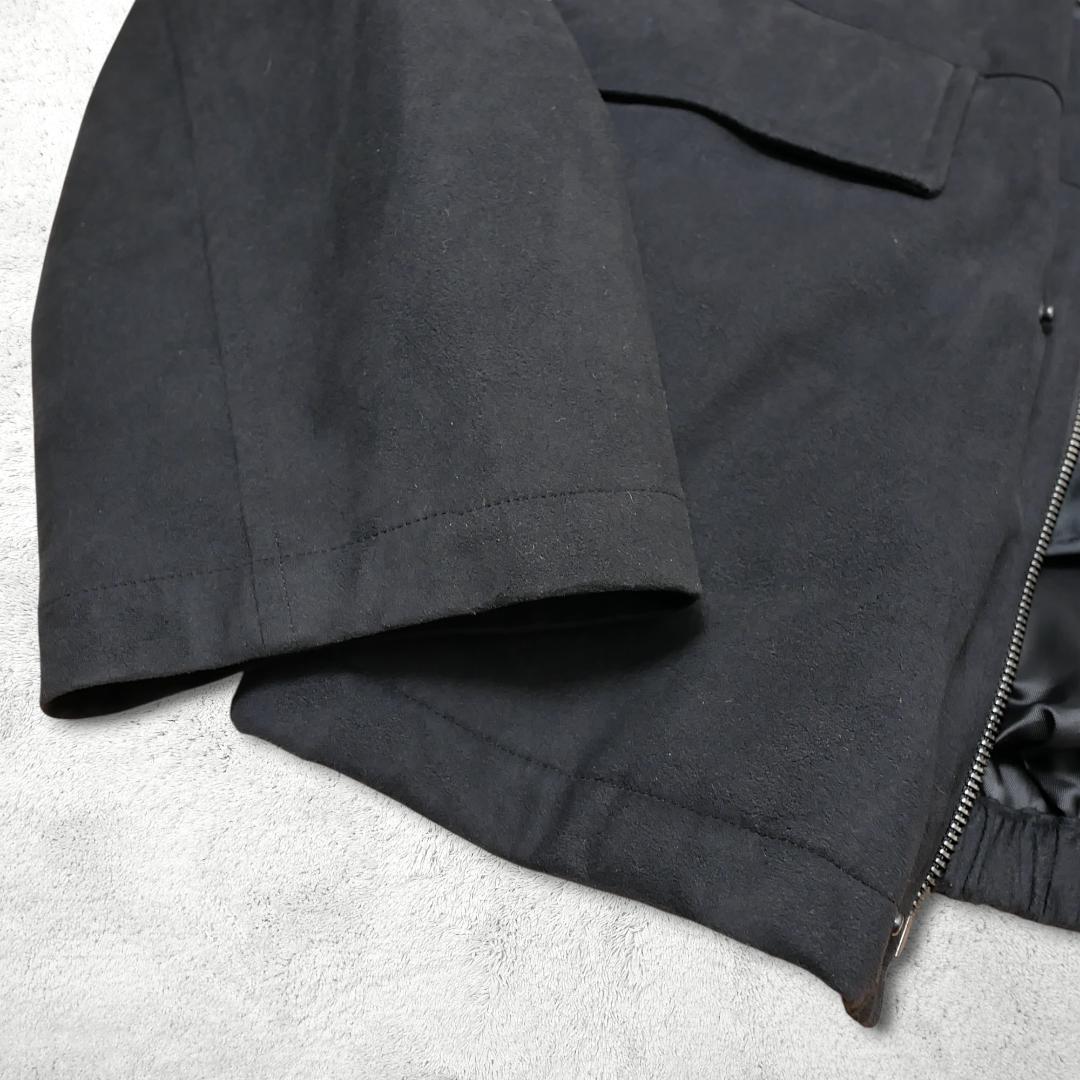 美品【バーバリー】2WAY ブルゾン LL ノバチェック ライナー付き ブラック