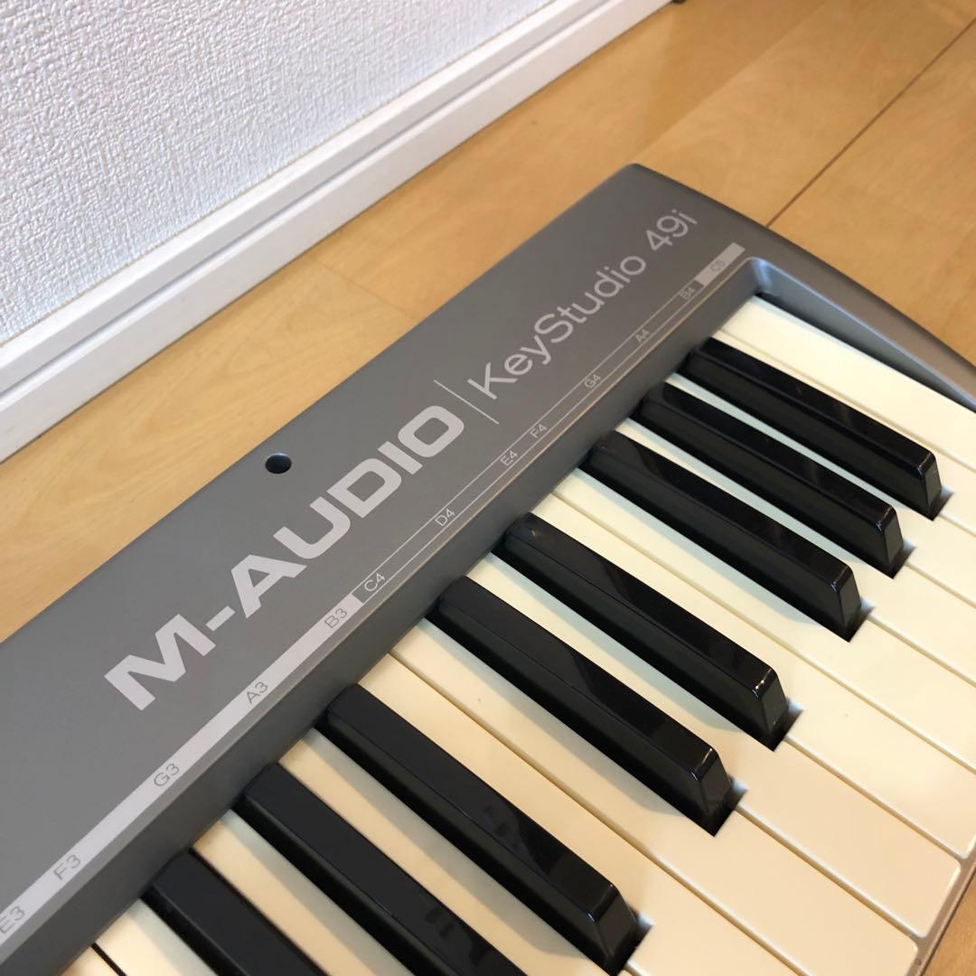 M-AUDIO KeyStudio 49i ピアノ音源内蔵 アダプター付 美品