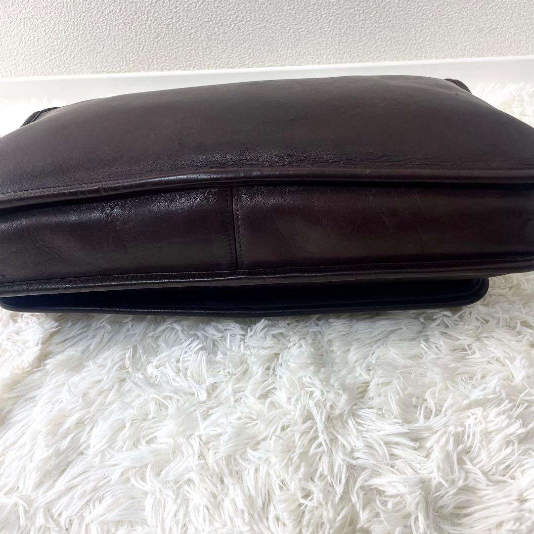 コーチ　COACH ターンロック　ビジネス　ブラウン　メンズ