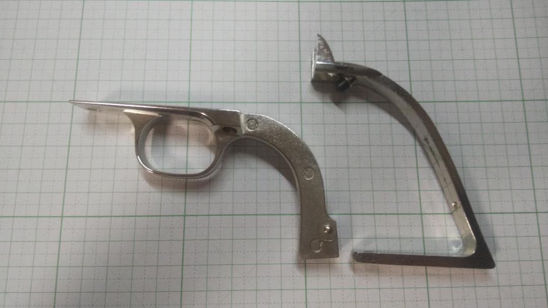 タナカ　コルトSAA　真鍮トリガーガード、木製グリップ換装ver